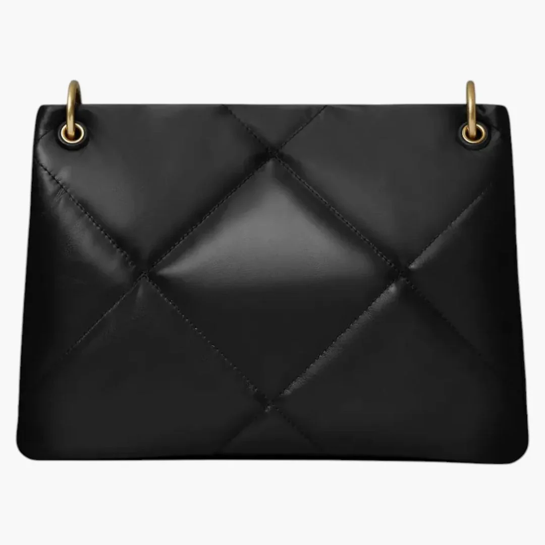 Tory Burch Kira Diamond Quilt Small Shoulder Bag Black - Image 3