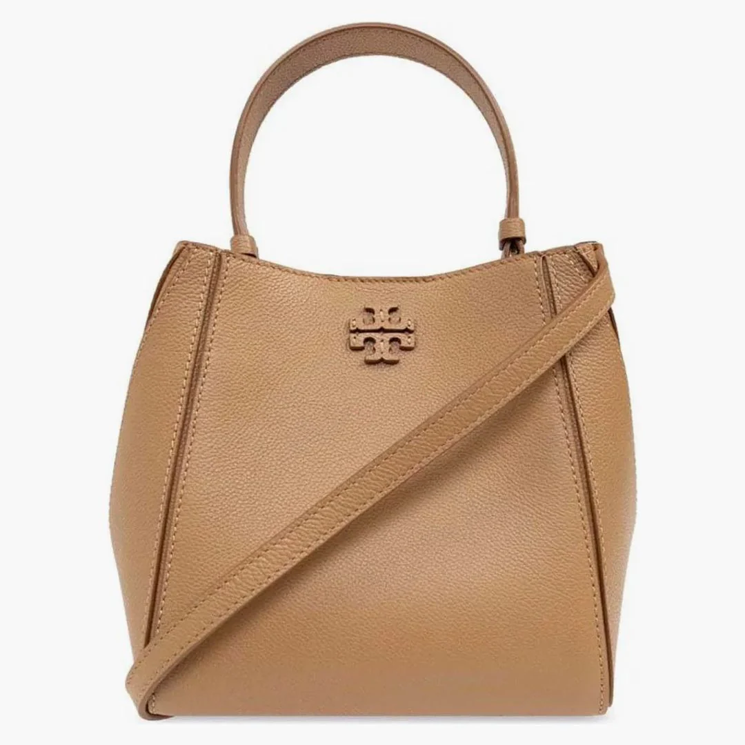 Tory Burch Mcgraw Small Bucket Bag Tiramisu - Image 2