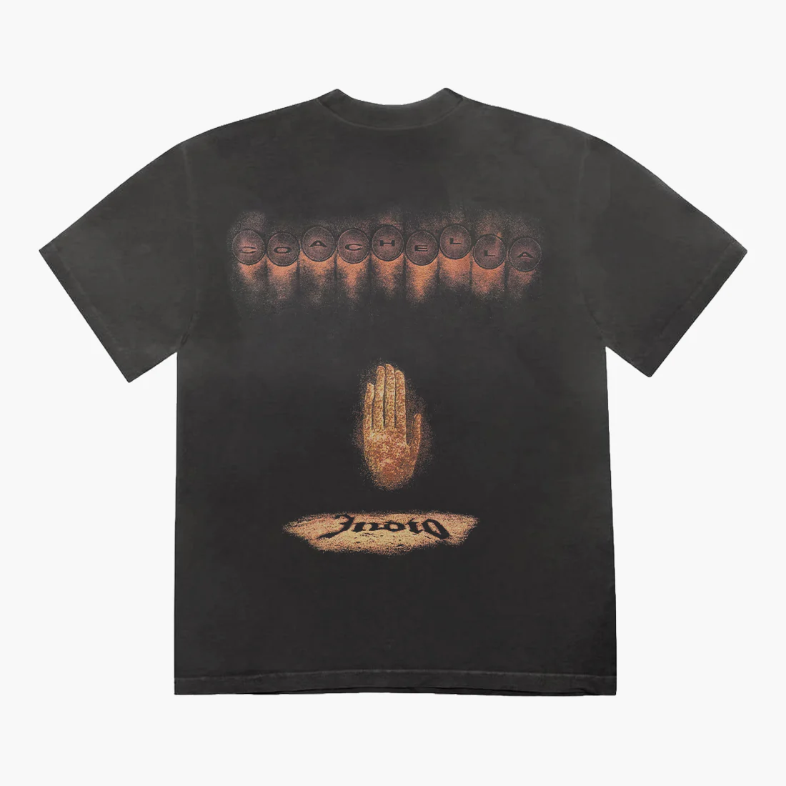 Travis Scott Cactus Jack Coachella Exclusive La Flame Utopia Tee Black - Image 2