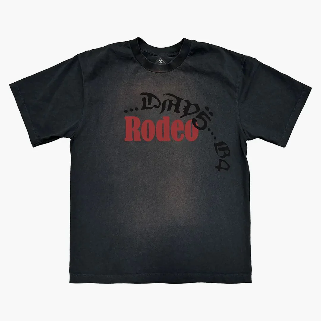 Travis Scott Cactus Jack X Sp5der Days Before Rodeo I Tee Black