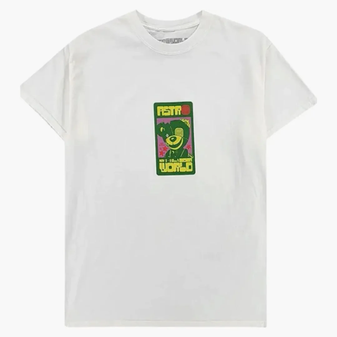 Travis Scott Scare Bear Tee White T-shirt White