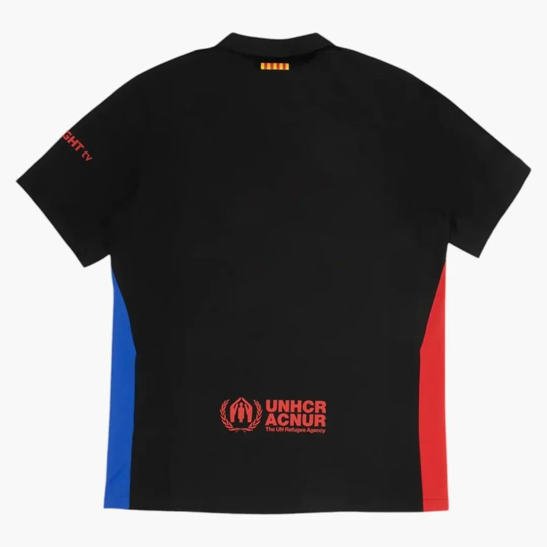 Travis Scott X Fc Barcelona 2024/25 Match Away Cactus Jack Jersey Black - Image 2