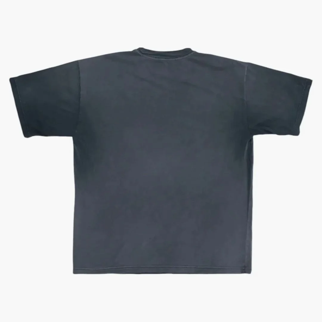 Travis Scott X Fc Barcelona Washed Spray Logo Tee Black - Image 2