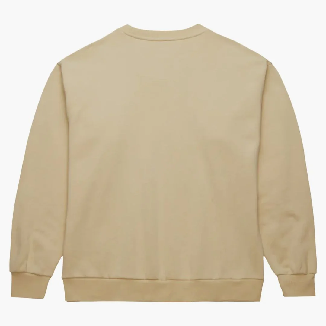 Travis Scott X Mitchell & Ness Boston University Pullover Sweatshirt Tan - Image 2