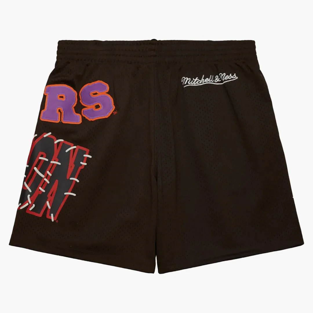 Travis Scott X Mitchell & Ness Clemson Tigers Basketball Shorts Brown