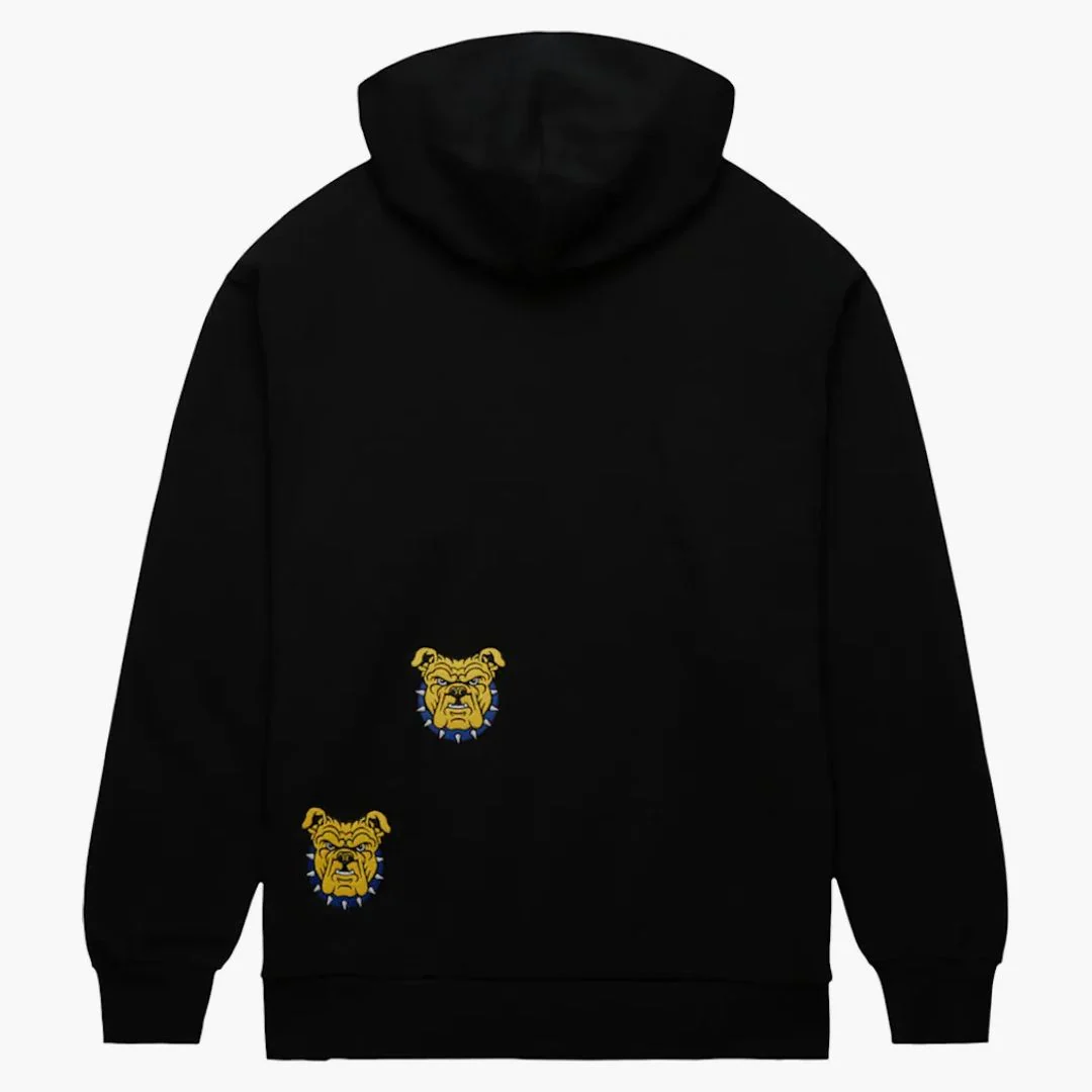 Travis Scott X Mitchell & Ness North Carolina A&t Aggies Overlap Pullover Hoodie Black - Image 2
