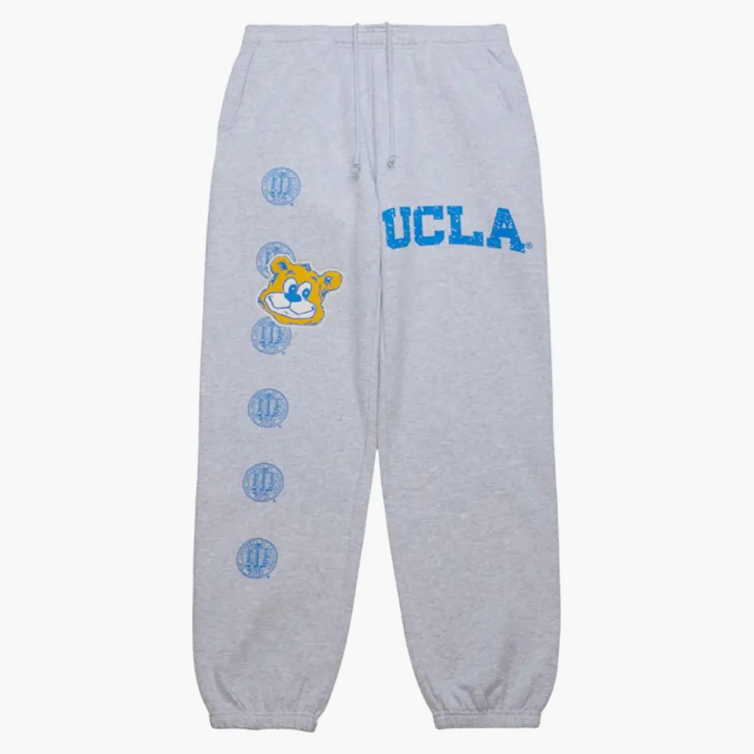 Travis Scott X Mitchell & Ness Ucla Bruins Classic Sweatpants Heather Gray
