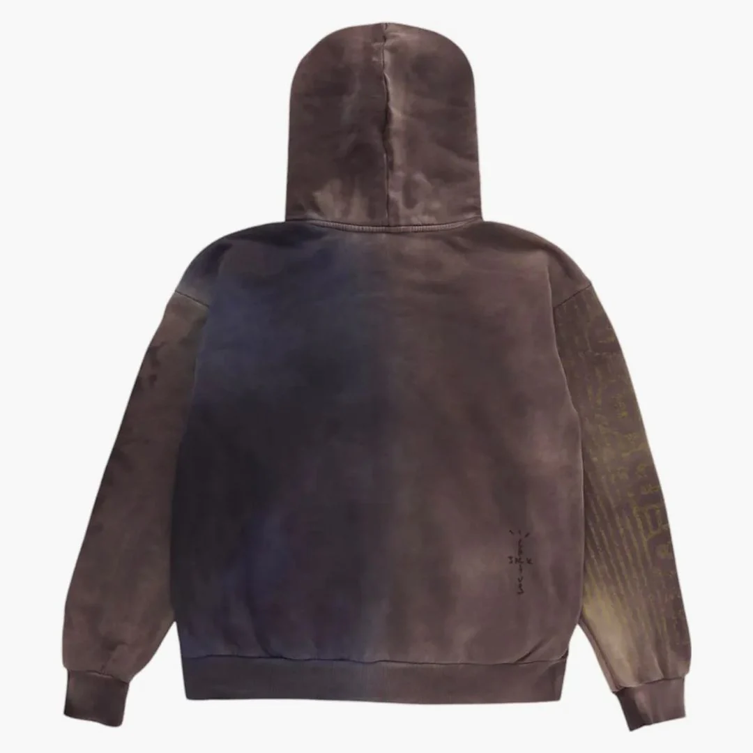 Travis Scott X Nike X Fc Barcelona Split-dye Crest Hoodie Multicolor - Image 2