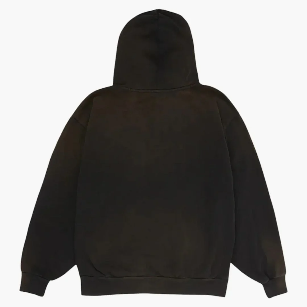 Travis Scott X Nike X Fc Barcelona Spray Logo Hoodie Black - Image 2