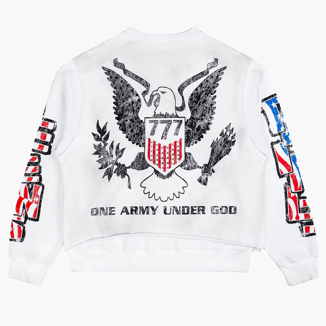 Triple Seven Trade War Longsleeve White - Image 2