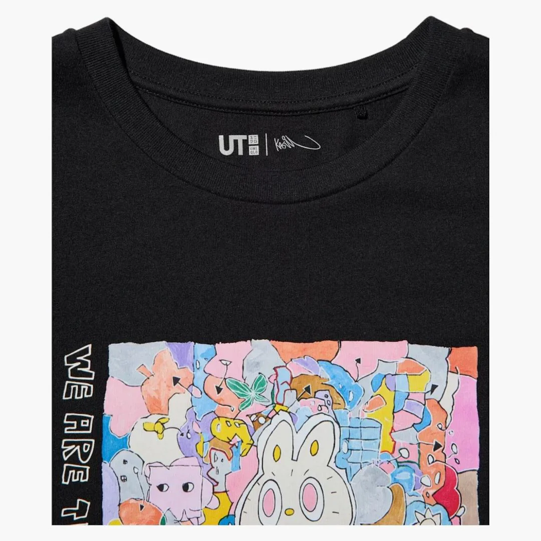 Uniqlo X Pop Mart The Monsters Women's Ut Graphic T-shirt Black - Image 2
