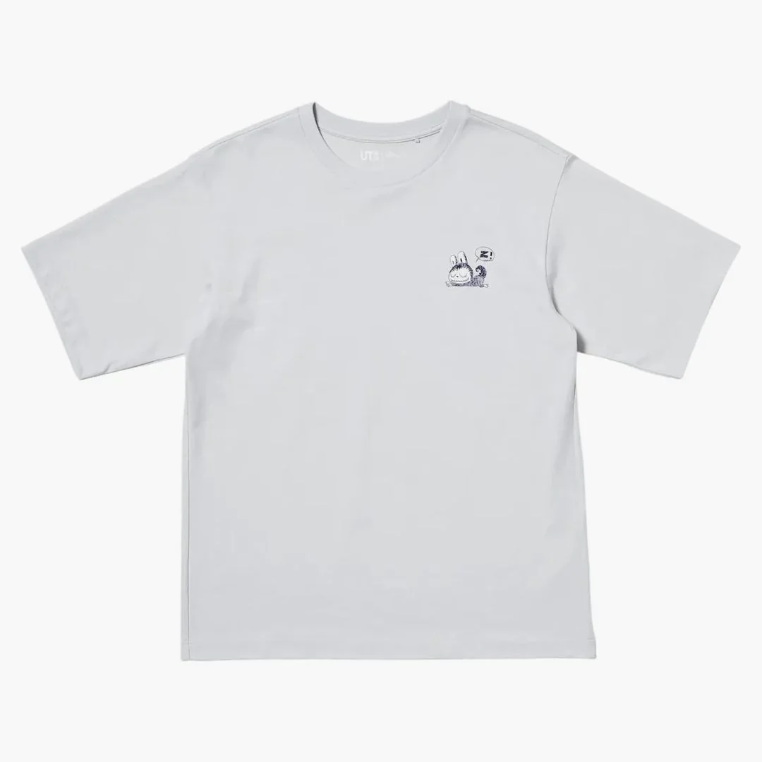 Uniqlo X Pop Mart The Monsters Women's Ut Graphic T-shirt Light Grey