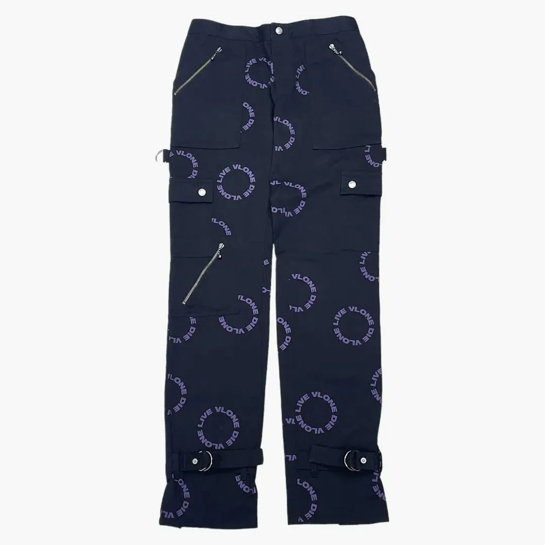 Vlone Bondage Pants Black Purple