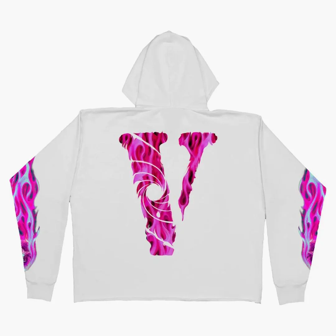 Vlone Vice City Hoodie White - Image 2