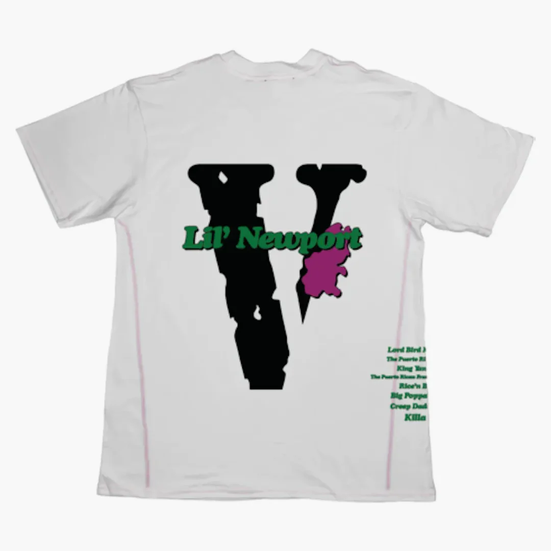 Vlone Yams Day Lil Newport T-shirt White - Image 2