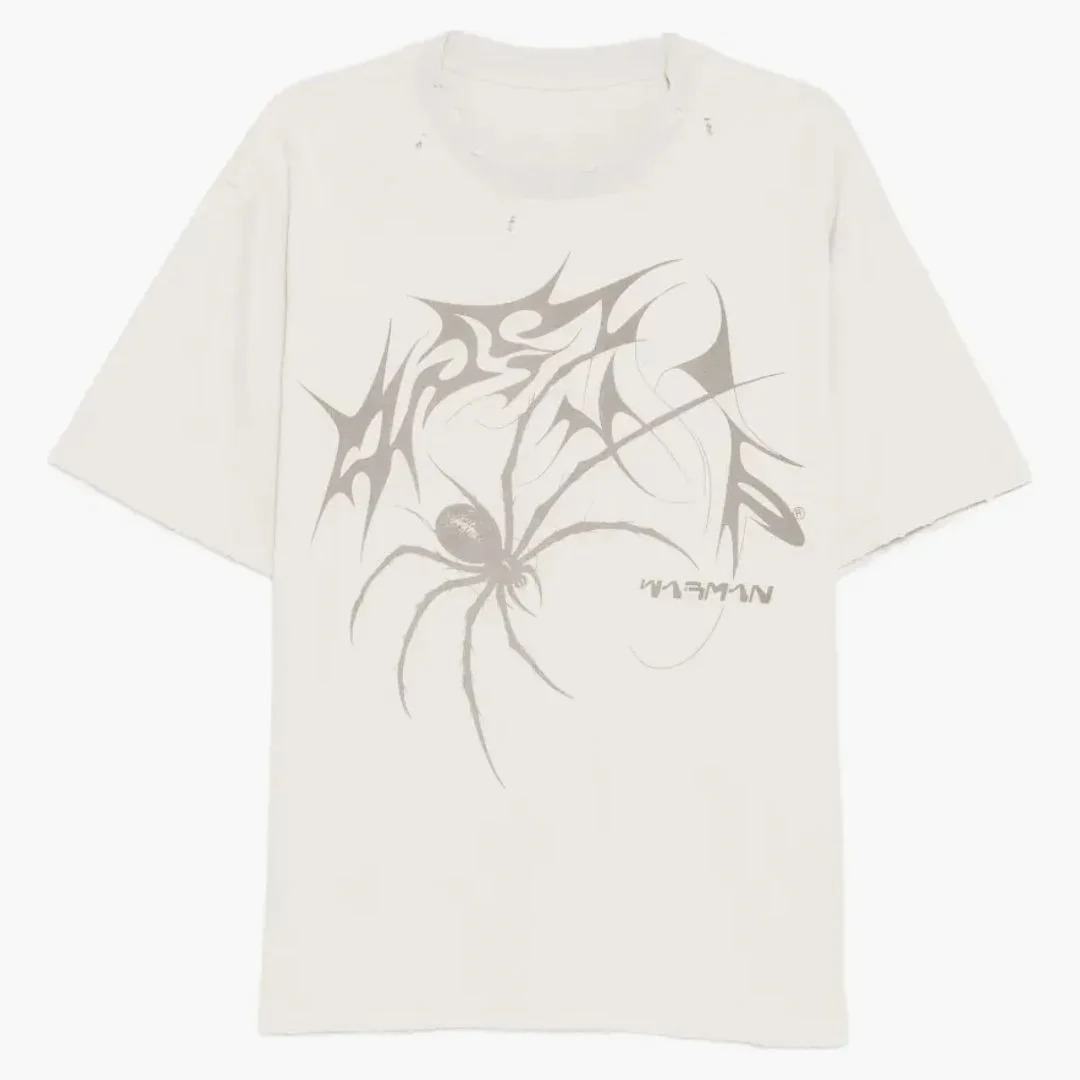 Warman Spider Web Graphic T-Shirt White
